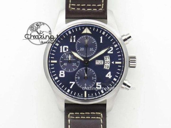 MIROTIME 0224 Soft MARK XVIII IW327001 SS FKF 1:1 Best Edition Black Dial On Black Leather Strap 7119